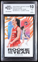 Caitlin Clark 2024 Panini Instant WNBA Caitlin Clark Rookie of the Year #CCROYA RC (BCCG 10) at PristineAuction.com
