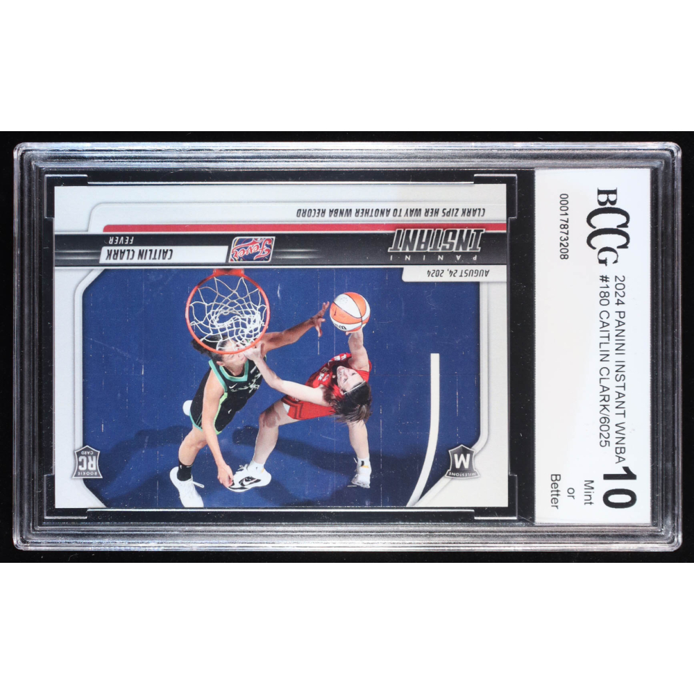 Caitlin Clark 2024 Panini Instant WNBA #180 RC (BCCG 10) at PristineAuction.com
