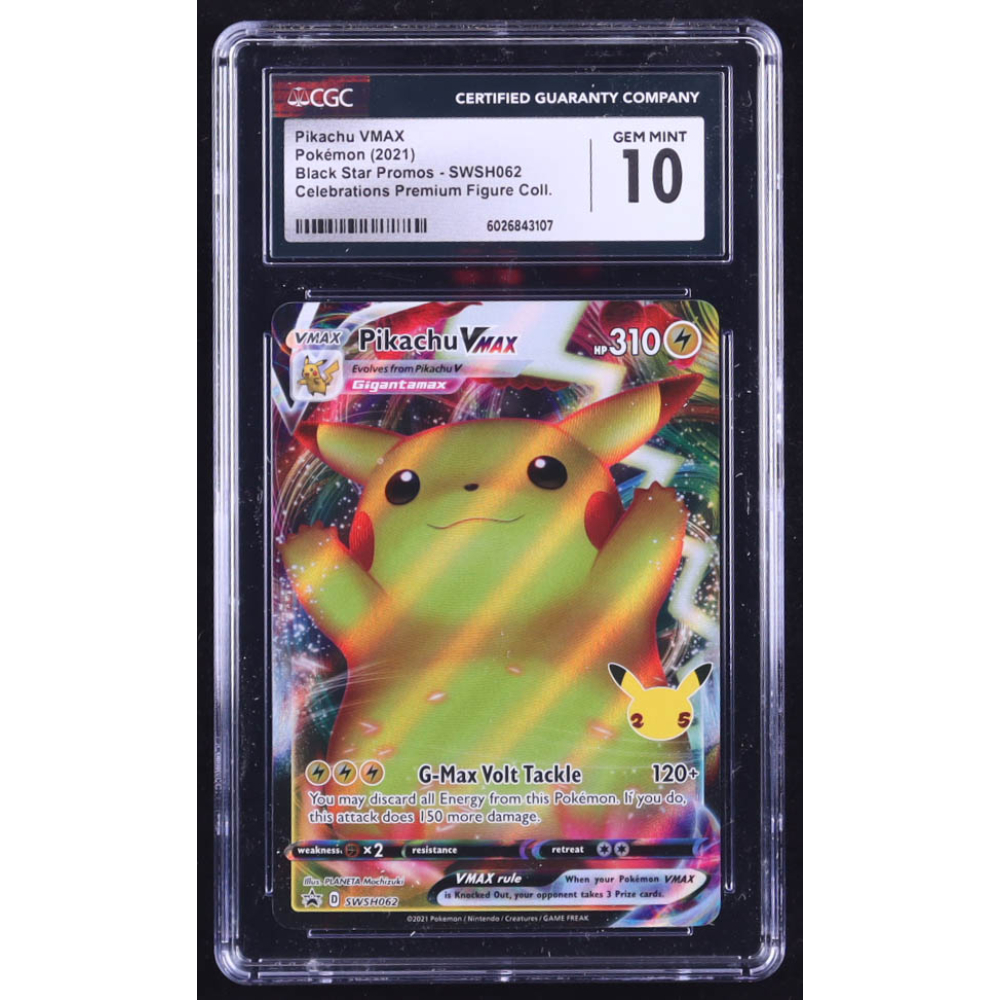 PSA10】連番 2021 Pokémon Pikachu VMAX PSA 10 Pikachu VMAX UR 279