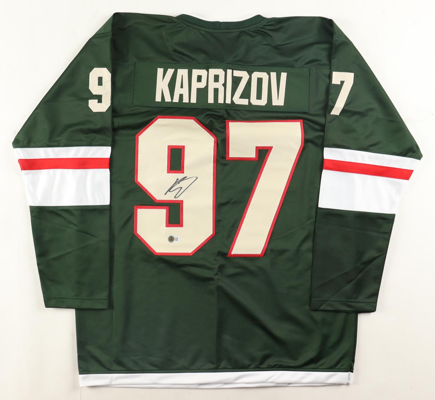 Kirill Kaprizov Signed Jersey (Beckett) at PristineAuction.com Kirill Kaprizov Signed Jersey (Beckett) at PristineAuction.com