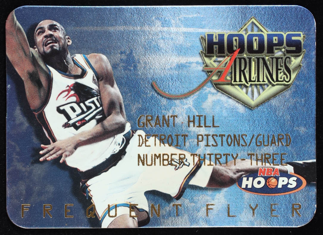 Grant Hill 1997-98 Hoops Frequent Flyer Club #FF6 at PristineAuction.com Grant Hill 1997-98 Hoops Frequent Flyer Club #FF6 at PristineAuction.com