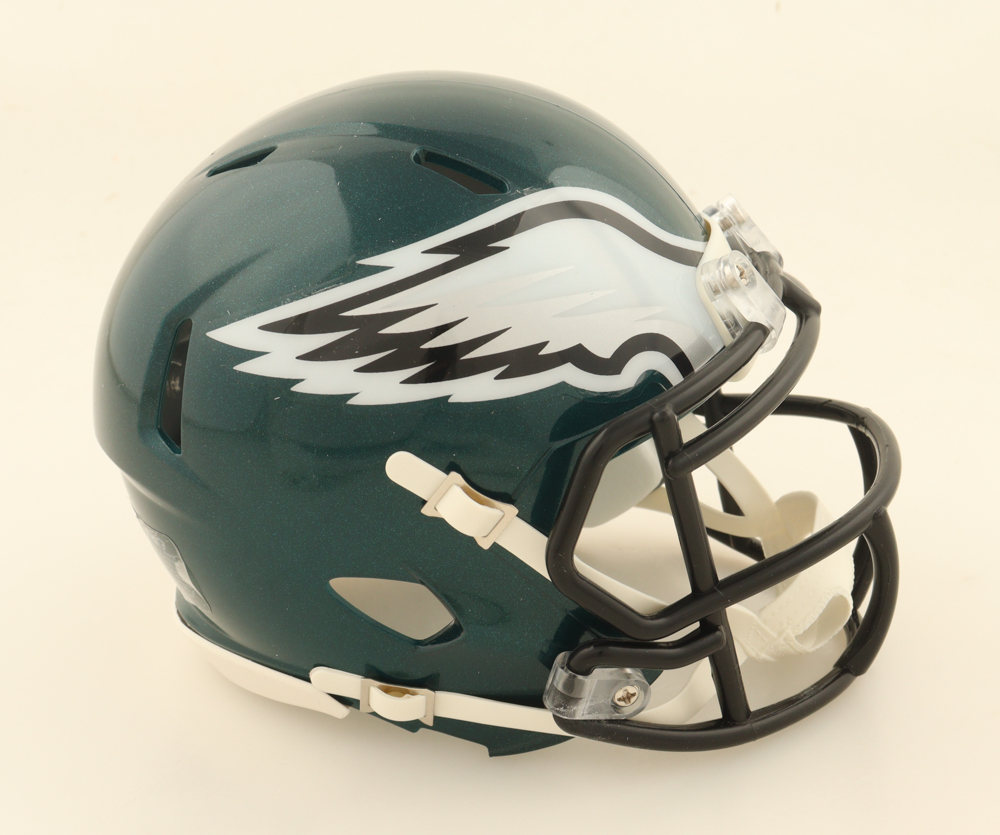 Jalen Carter Signed Eagles Super Bowl LIX Logo Speed Mini Helmet (Beckett) at PristineAuction.com Jalen Carter Signed Eagles Super Bowl LIX Logo Speed Mini Helmet (Beckett) at PristineAuction.com