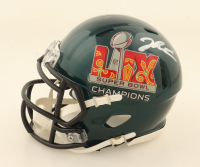 Jalen Carter Signed Eagles Super Bowl LIX Logo Speed Mini Helmet (Beckett) at PristineAuction.com