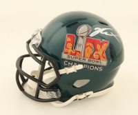 Jalen Carter Signed Eagles Super Bowl LIX Logo Speed Mini Helmet (Beckett) at PristineAuction.com