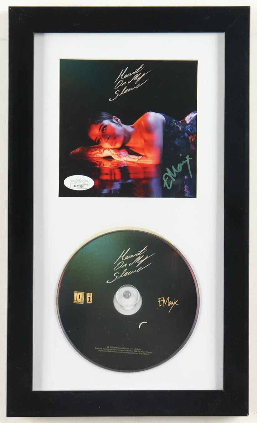 Ella Mai Signed Custom Framed "Heart On My Sleeve" CD Album Insert Display With Disc (JSA) at PristineAuction.com Ella Mai Signed Custom Framed "Heart On My Sleeve" CD Album Insert Display With Disc (JSA) at PristineAuction.com