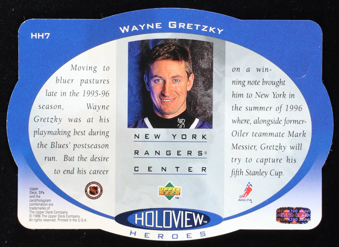 Wayne Gretzky 1996-97 SPx Holoview Heroes #HH7 at PristineAuction.com Wayne Gretzky 1996-97 SPx Holoview Heroes #HH7 at PristineAuction.com