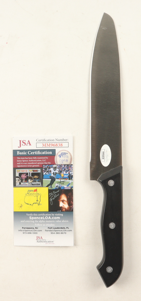 Jon Bernthal Signed Knife With Skull Sketch (JSA) at PristineAuction.com Jon Bernthal Signed Knife With Skull Sketch (JSA) at PristineAuction.com