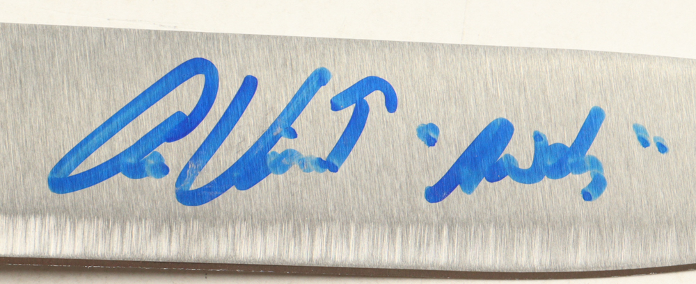 Alex Vincent Signed Knife Inscribed "Andy" (Legends) at PristineAuction.com Alex Vincent Signed Knife Inscribed "Andy" (Legends) at PristineAuction.com