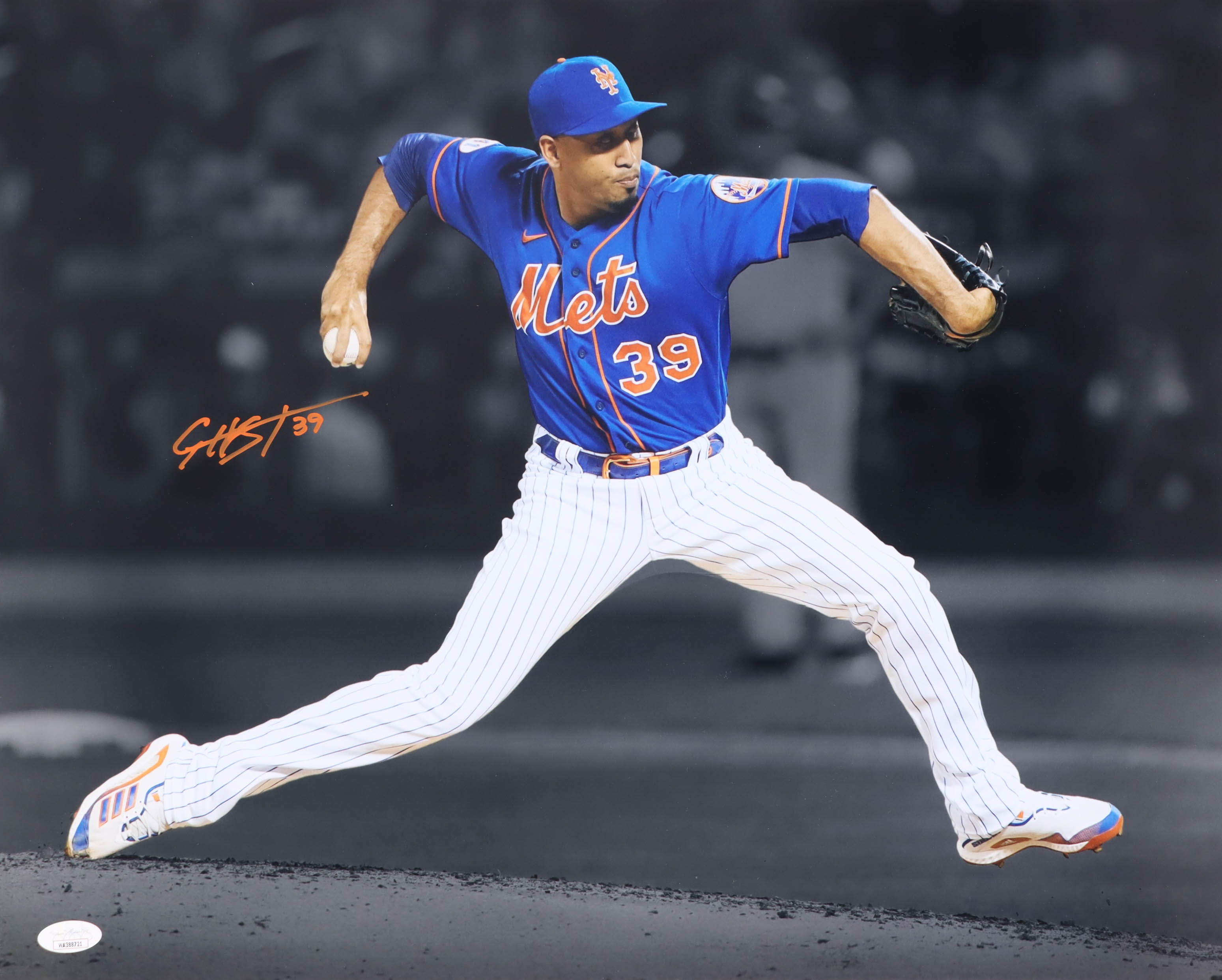 Edwin Diaz Signed Mets 16x20 Photo (JSA) at PristineAuction.com Edwin Diaz Signed Mets 16x20 Photo (JSA) at PristineAuction.com