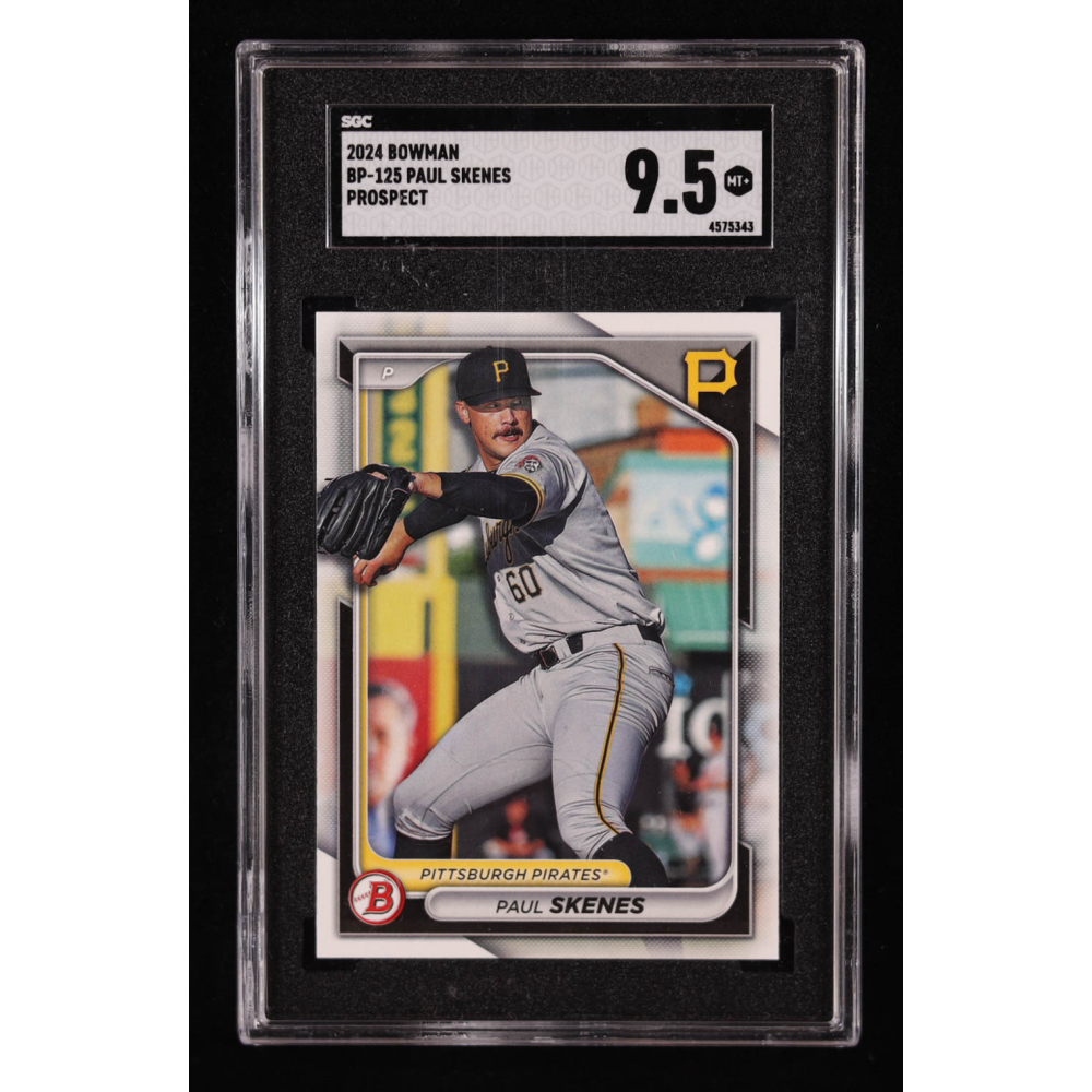 Paul Skenes 2024 Bowman Prospects #BP125 RC (SGC 9.5) at PristineAuction.com