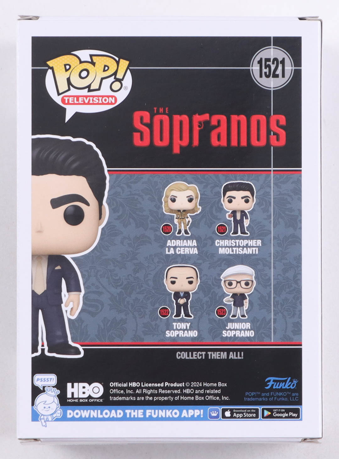 Michael Imperioli Signed "The Sopranos" #1294 Christopher Moltisanti Funko Pop! Vinyl Figure (Beckett) at PristineAuction.com Michael Imperioli Signed "The Sopranos" #1294 Christopher Moltisanti Funko Pop! Vinyl Figure (Beckett) at PristineAuction.com