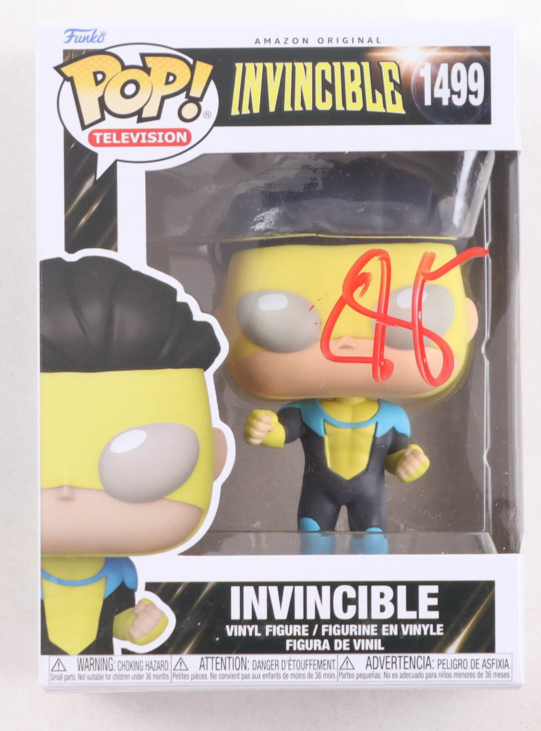 Steven Yeun Signed "Invincible" #1499 Invincible Pop! Vinyl Figure (PSA) at PristineAuction.com Steven Yeun Signed "Invincible" #1499 Invincible Pop! Vinyl Figure (PSA) at PristineAuction.com