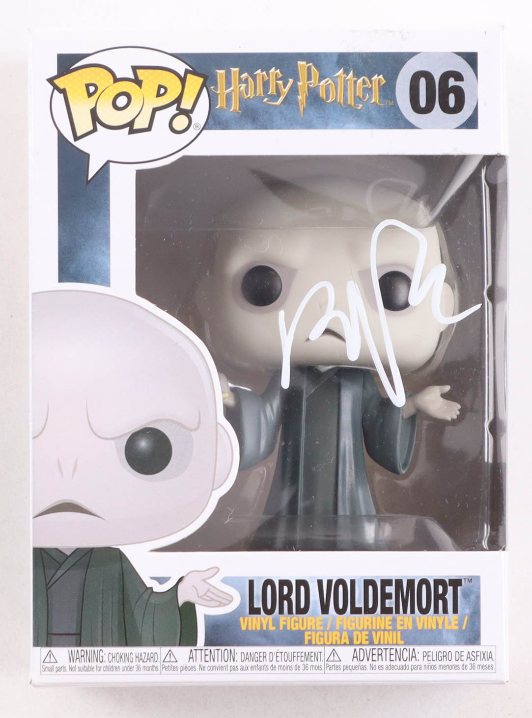 Ralph Fiennes Signed "Harry Potter" #06 Lord Voldemort Funko Pop! Vinyl Figure (SWAU) at PristineAuction.com Ralph Fiennes Signed "Harry Potter" #06 Lord Voldemort Funko Pop! Vinyl Figure (SWAU) at PristineAuction.com