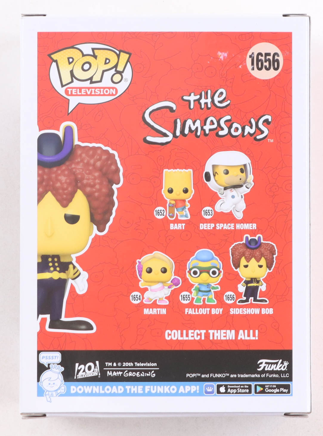 Kelsey Grammer Signed "The Simpsons" #1656 Sideshow Bob Funko Pop! Vinyl Figure (SWAU) at PristineAuction.com Kelsey Grammer Signed "The Simpsons" #1656 Sideshow Bob Funko Pop! Vinyl Figure (SWAU) at PristineAuction.com