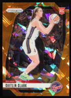 Caitlin Clark 2024 Panini Prizm WNBA Prizms Orange Ice #22 RC at PristineAuction.com