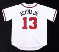 Ronald Acuna Jr. Signed Braves Majestic Authentic Jersey (JSA) at PristineAuction.com