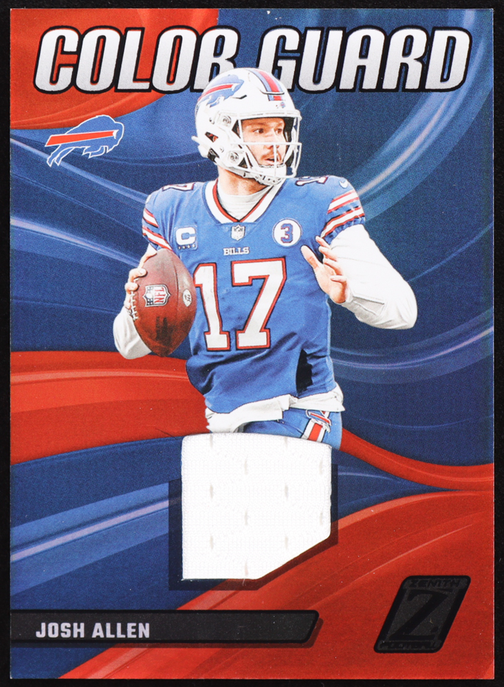 Josh Allen 2023 Zenith Color Guard Jerseys #3 at PristineAuction.com Josh Allen 2023 Zenith Color Guard Jerseys #3 at PristineAuction.com