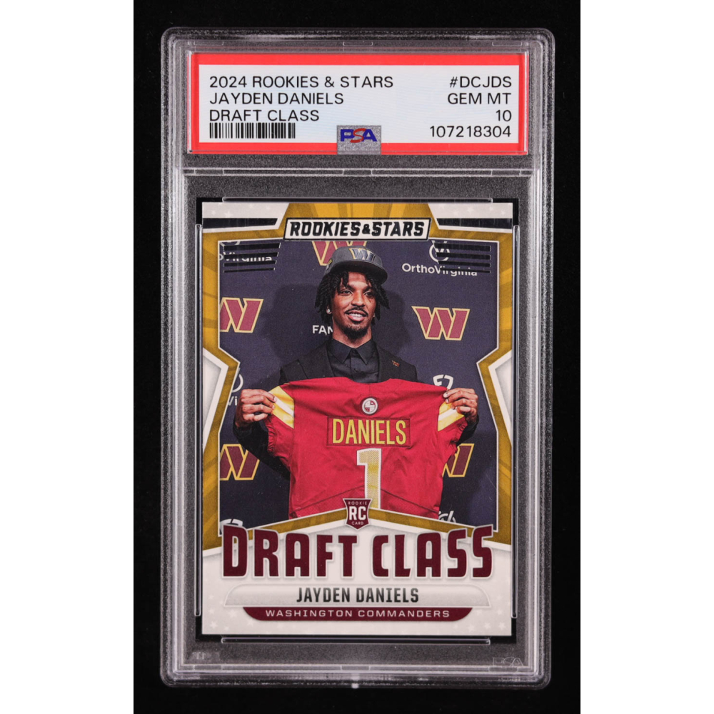 Jayden Daniels 2024 Rookies and Stars Draft Class #2 RC (PSA 10) at PristineAuction.com