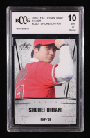Shohei Ohtani 2018 Leaf Ohtani Draft Silver #DS01 RC (BCCG 10) at PristineAuction.com