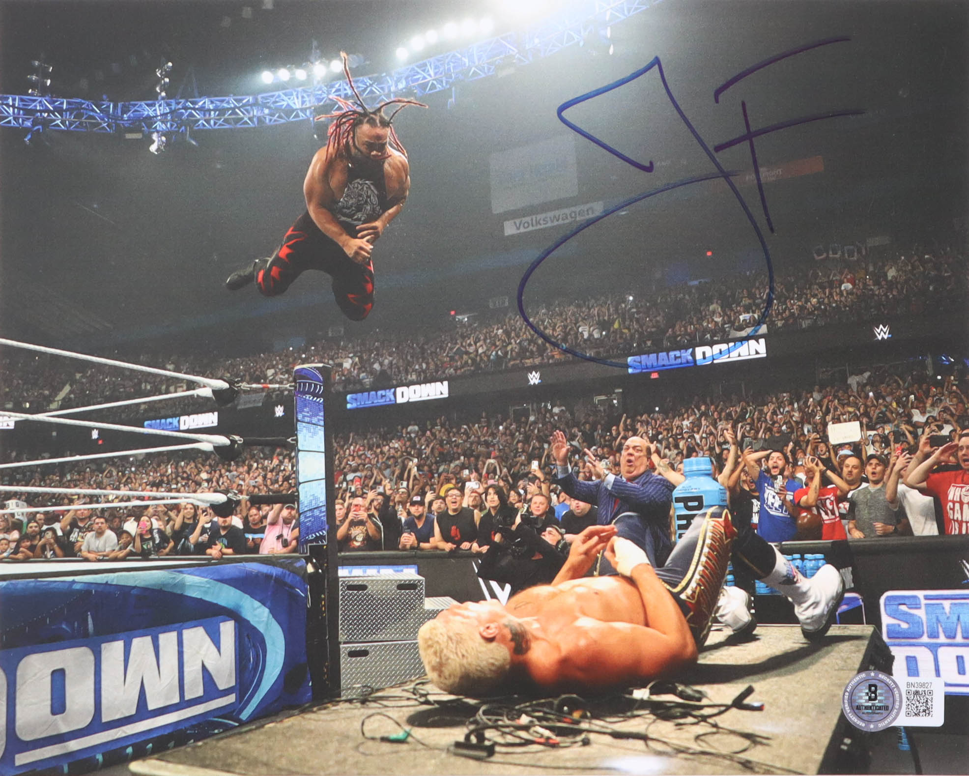 Jacob Fatu Signed WWE 8x10 Photo (Beckett) at PristineAuction.com Jacob Fatu Signed WWE 8x10 Photo (Beckett) at PristineAuction.com