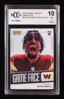 Jayden Daniels 2024 Panini Instant Game Face #GF34 RC (BCCG 10) at PristineAuction.com