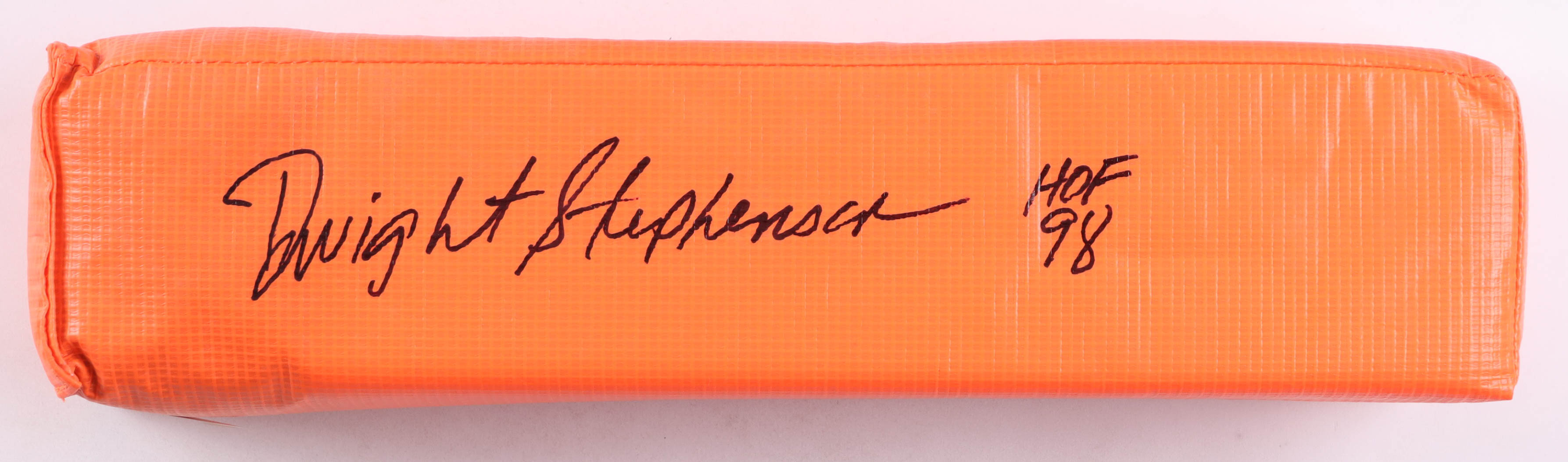 Dwight Stephenson Signed End Zone Pylon Inscribed "HOF 98" (Schwartz) at PristineAuction.com Dwight Stephenson Signed End Zone Pylon Inscribed "HOF 98" (Schwartz) at PristineAuction.com