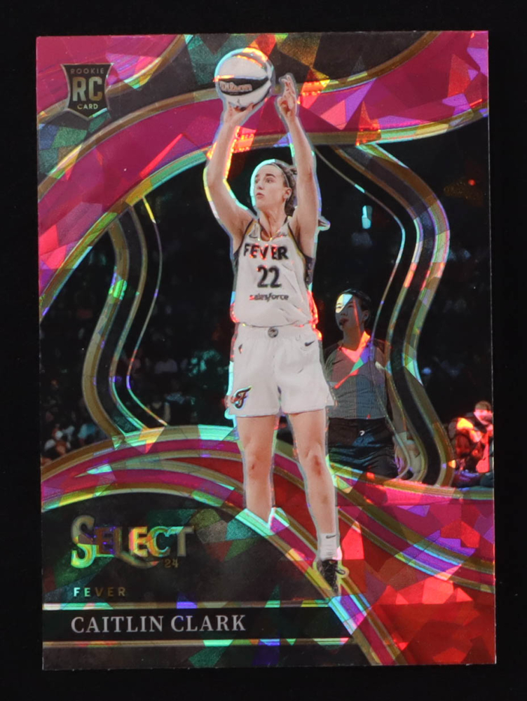 Caitlin Clark 2024 Select WNBA Pink Ice Prizms #218 RC