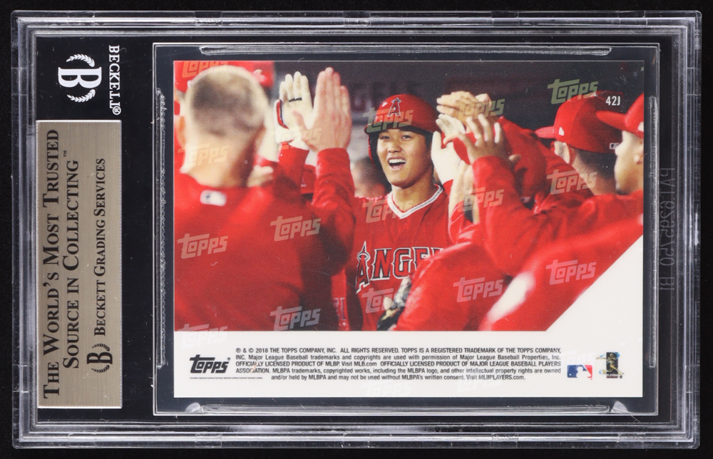Shohei Ohtani 2018 Topps Now Japanese #42J (BGS 9.5) at PristineAuction.com Shohei Ohtani 2018 Topps Now Japanese #42J (BGS 9.5) at PristineAuction.com