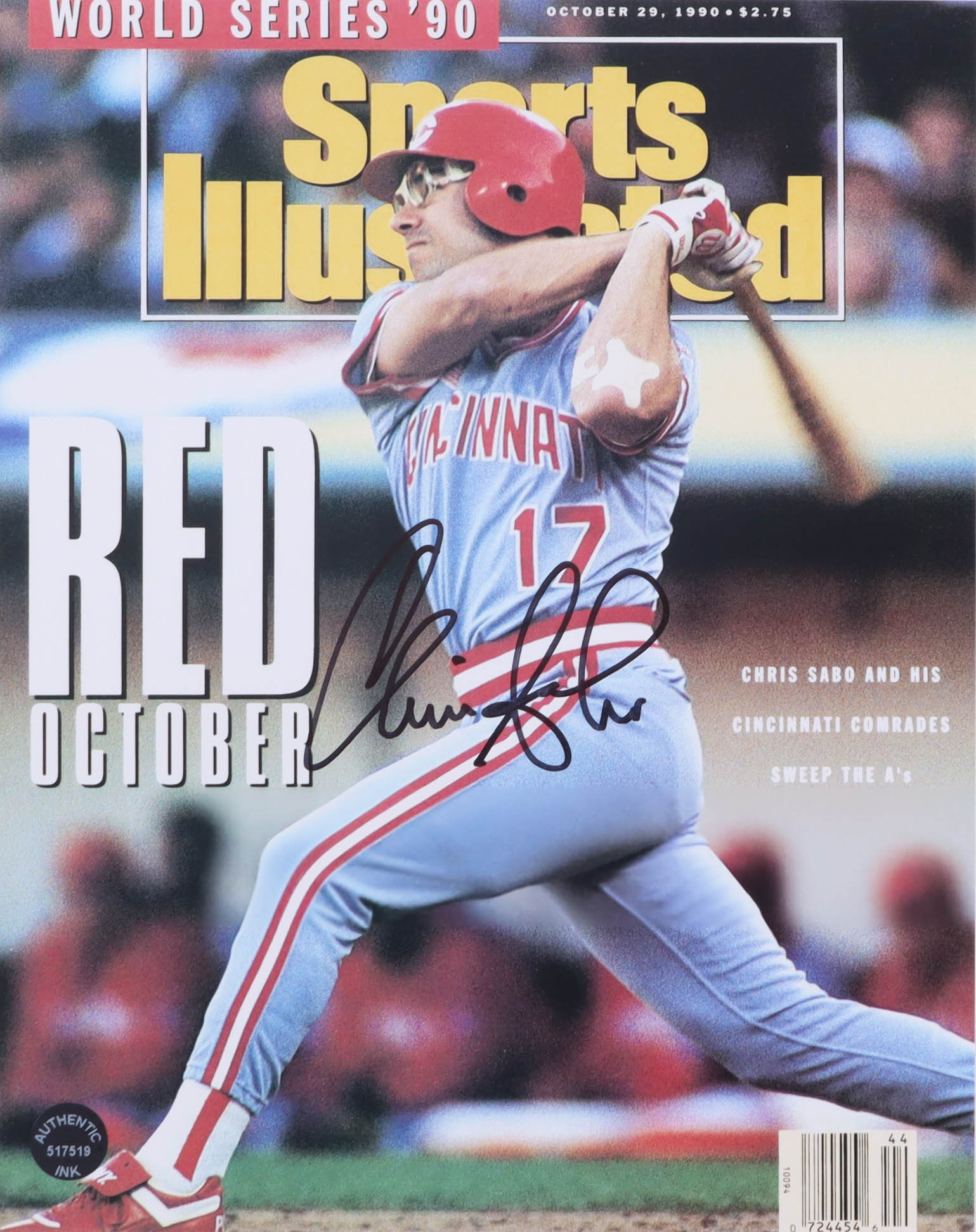Chris Sabo Signed Reds 8x10 Photo (Authentic Ink) at PristineAuction.com Chris Sabo Signed Reds 8x10 Photo (Authentic Ink) at PristineAuction.com