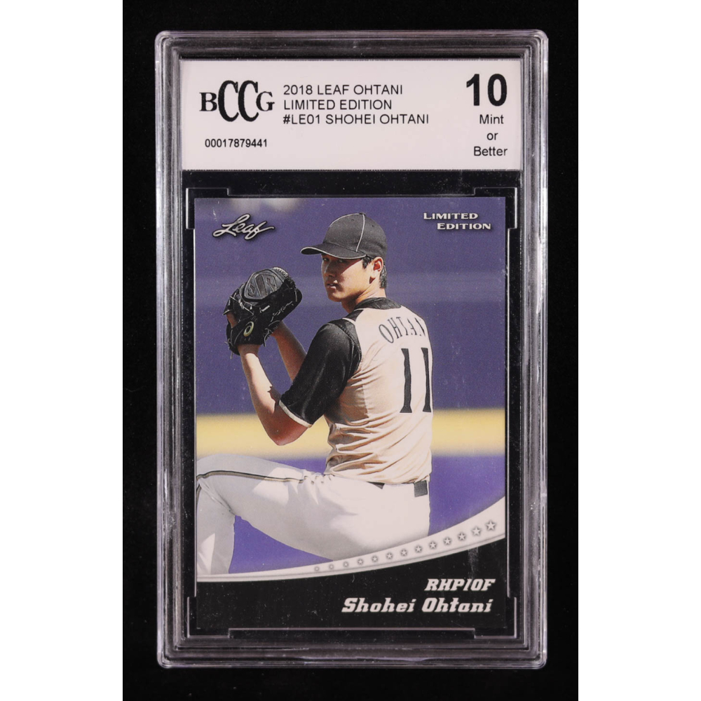 2018 Leaf Limited Edition Shohei Ohtani Rookie Card #04 - 'Babe Ruth Of Japan' - Mint Condition