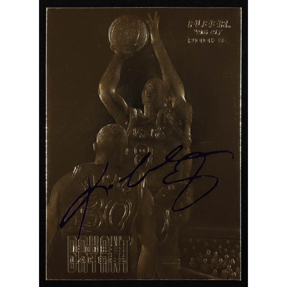 Kobe Bryant 1996-97 Fleer Purple Signature 23Kt Gold RC at PristineAuction.com