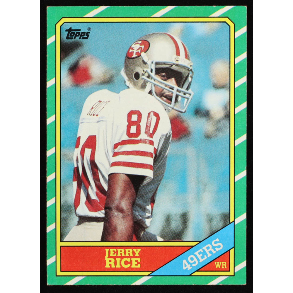 Jerry Rice 1986 Topps #161 RC at PristineAuction.com