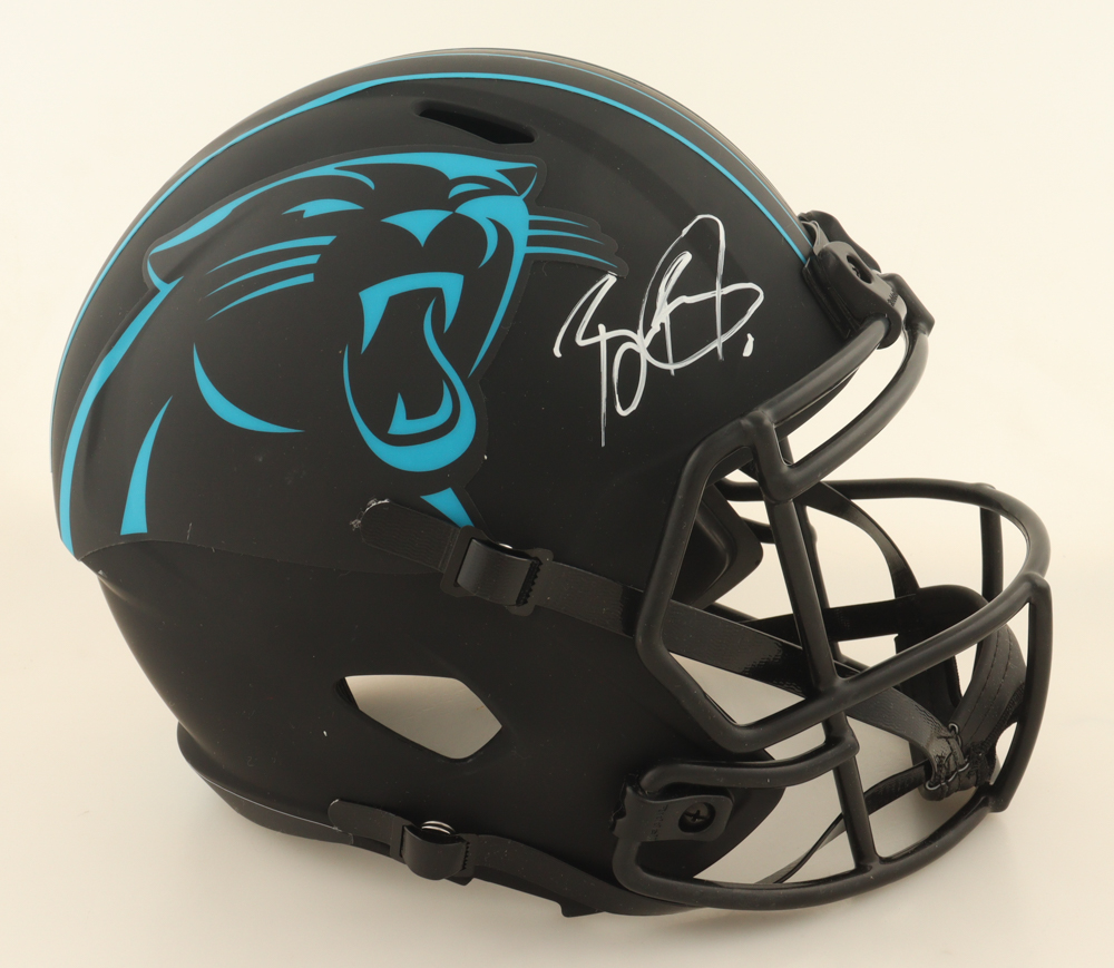 Brian Burns Signed Panthers Full-Size Eclipse Alternate Speed Helmet (Beckett) at PristineAuction.com Brian Burns Signed Panthers Full-Size Eclipse Alternate Speed Helmet (Beckett) at PristineAuction.com