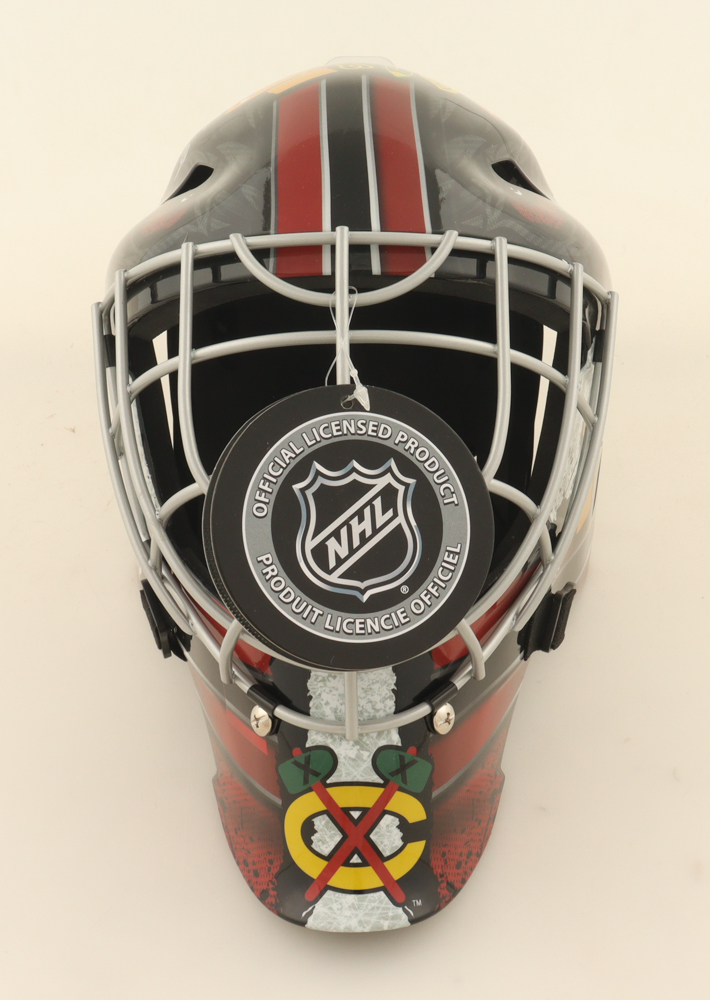 Ed Belfour Signed Blackhawks Full-Size Goalie Mask (Beckett) at PristineAuction.com Ed Belfour Signed Blackhawks Full-Size Goalie Mask (Beckett) at PristineAuction.com