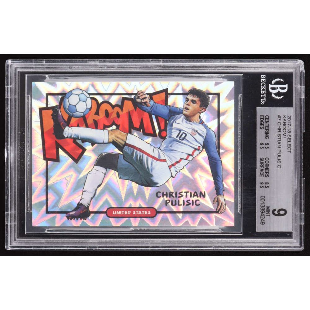 Christian Pulisic 2017-18 Select Kaboom! #7 RC (BGS 9) | Pristine