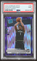 Anthony Edwards 2020-21 Donruss Optic Purple Shock #151 RR RC (PSA 9) at PristineAuction.com