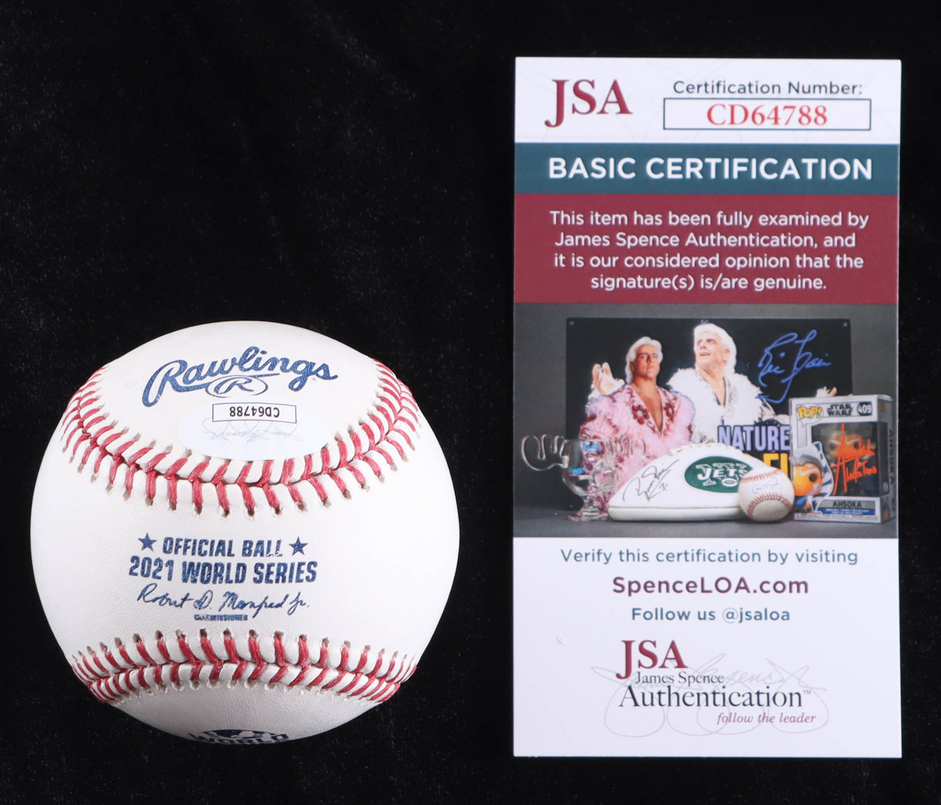 Joc Pederson Signed 2021 World Series Baseball Inscribed "2021 WS Champ" (JSA) at PristineAuction.com Joc Pederson Signed 2021 World Series Baseball Inscribed "2021 WS Champ" (JSA) at PristineAuction.com