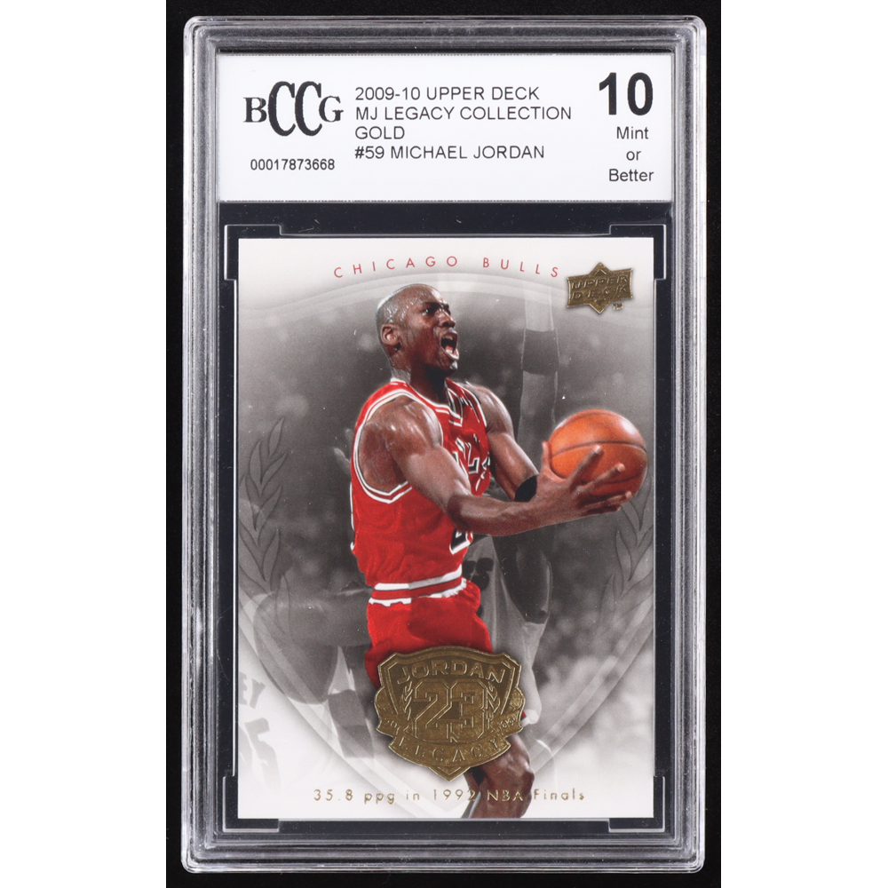 Michael Jordan 2009-10 Upper Deck Michael Jordan Legacy Collection Gold #59 (BCCG 10) at PristineAuction.com