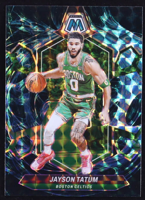 Jayson Tatum 2023-24 Panini Mosaic Mosaic Genesis #147 at PristineAuction.com Jayson Tatum 2023-24 Panini Mosaic Mosaic Genesis #147 at PristineAuction.com