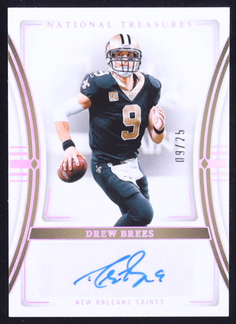 Drew Brees 2023 Panini National Treasures All Pro Signatures #2 #09/25 at PristineAuction.com Drew Brees 2023 Panini National Treasures All Pro Signatures #2 #09/25 at PristineAuction.com