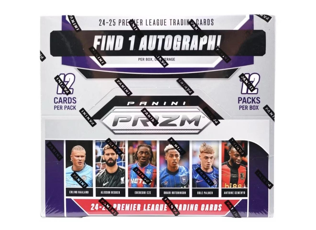 2024-25 Panini Prizm Premier League EPL Soccer Hobby Box with (12) Packs at PristineAuction.com 2024-25 Panini Prizm Premier League EPL Soccer Hobby Box with (12) Packs at PristineAuction.com
