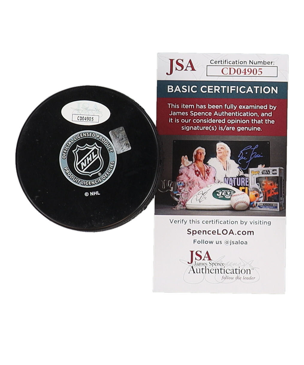 Tim Stutzle Signed Senators Logo Hockey Puck (JSA) at PristineAuction.com Tim Stutzle Signed Senators Logo Hockey Puck (JSA) at PristineAuction.com