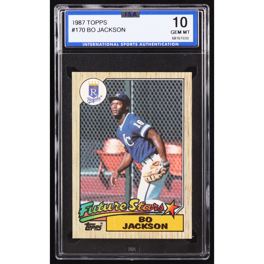 Bo Jackson 1987 Topps #170 RC (ISA 10) at PristineAuction.com