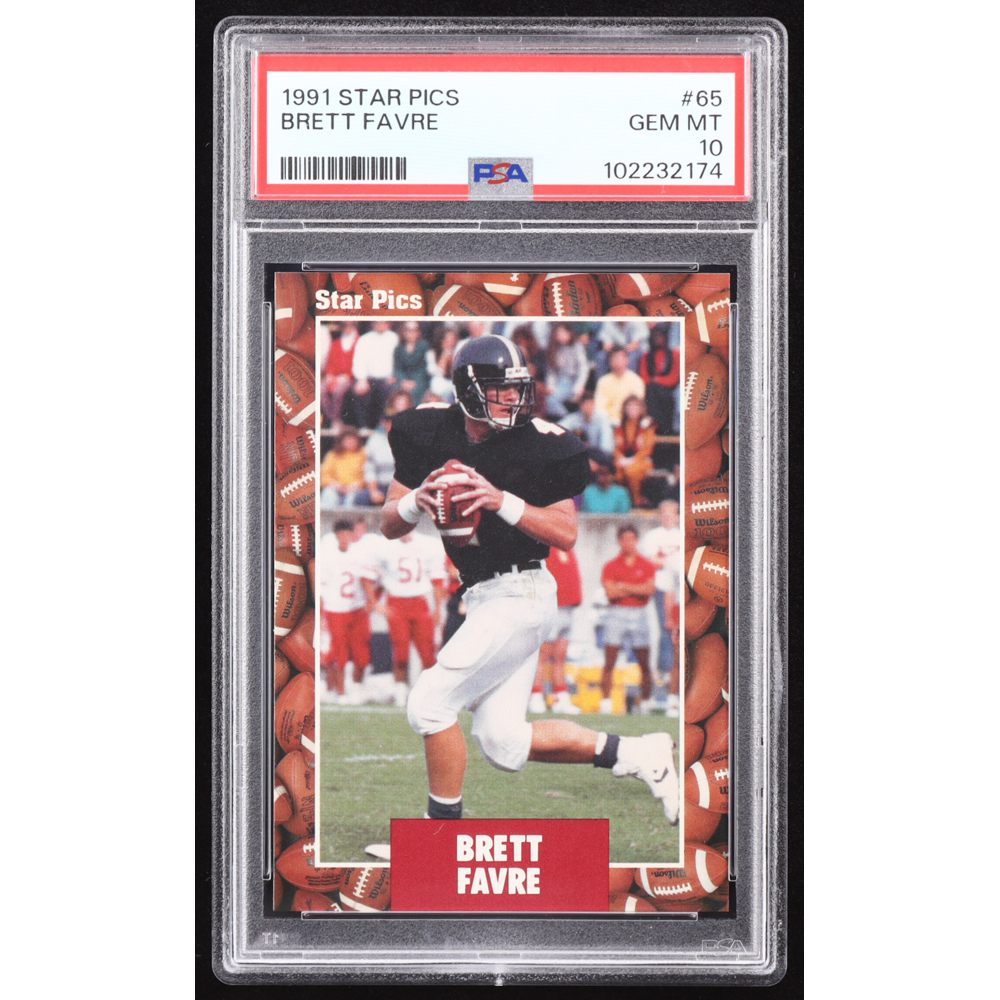 Brett Favre 1991 Star Pics #65 RC (PSA 10) at PristineAuction.com