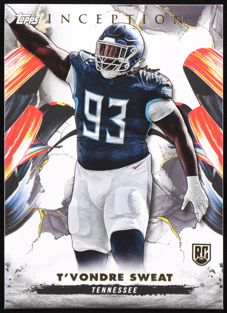 T'vondre Sweat 2024 Topps Inception #165 RC at PristineAuction.com T'vondre Sweat 2024 Topps Inception #165 RC at PristineAuction.com