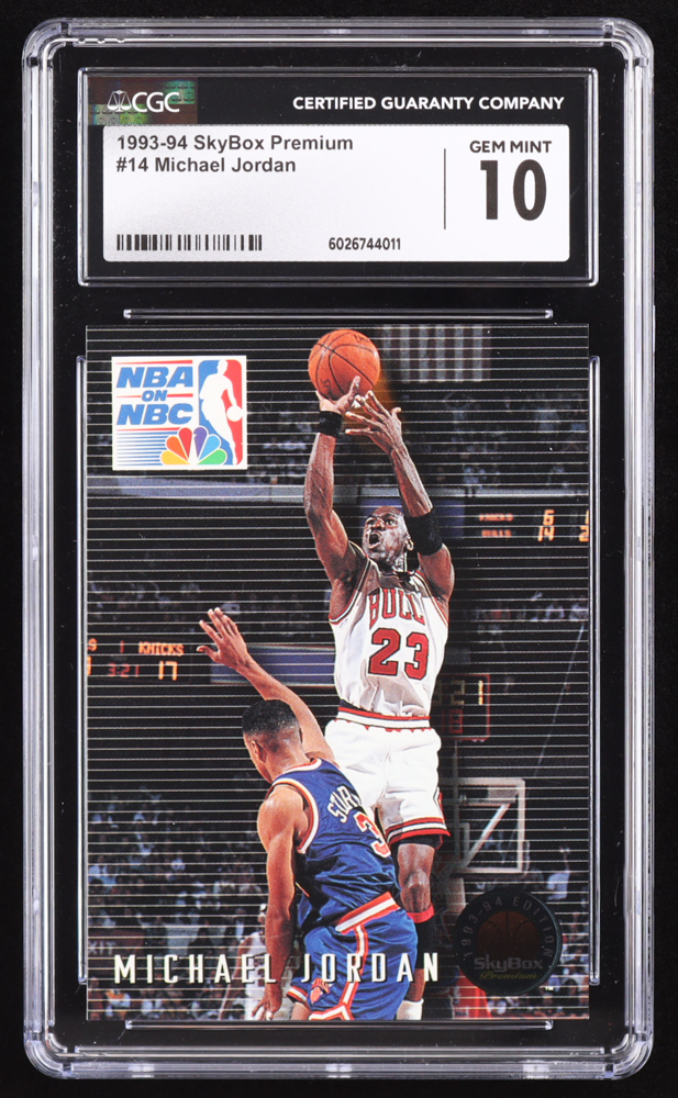 Michael Jordan 1993-94 SkyBox Premium #14 (CGC 10) at PristineAuction.com Michael Jordan 1993-94 SkyBox Premium #14 (CGC 10) at PristineAuction.com