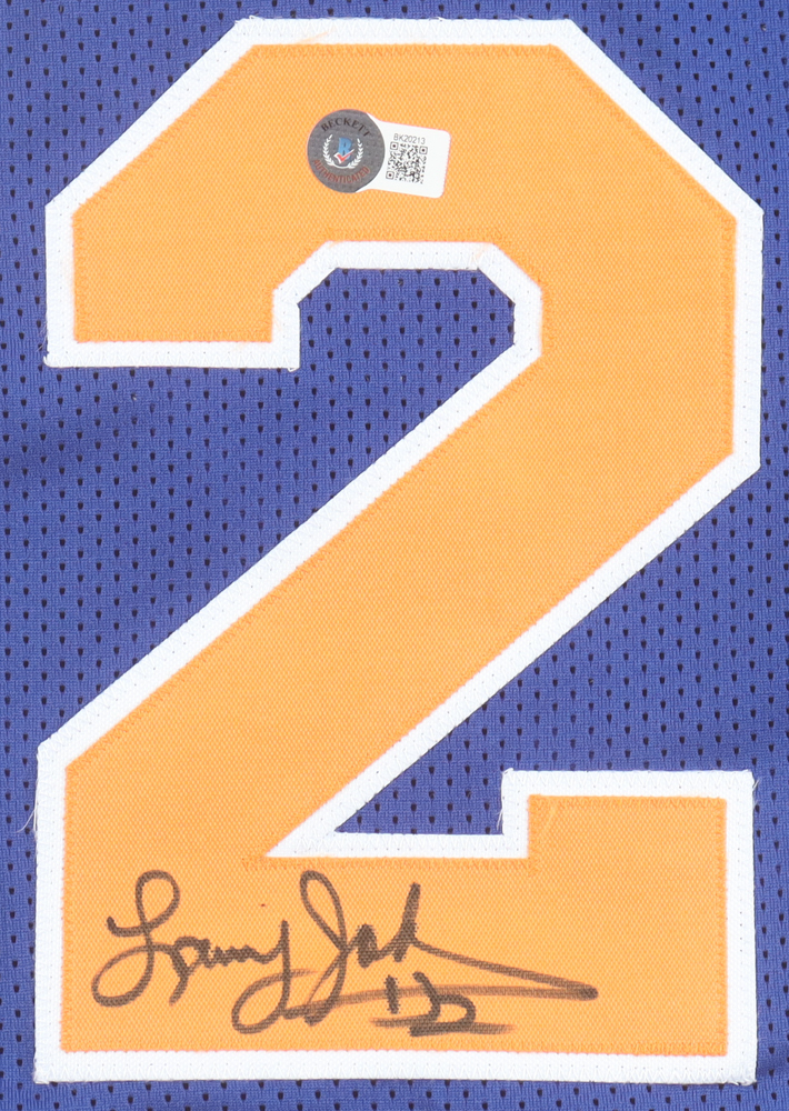 Larry Johnson Signed Jersey (Beckett) at PristineAuction.com Larry Johnson Signed Jersey (Beckett) at PristineAuction.com