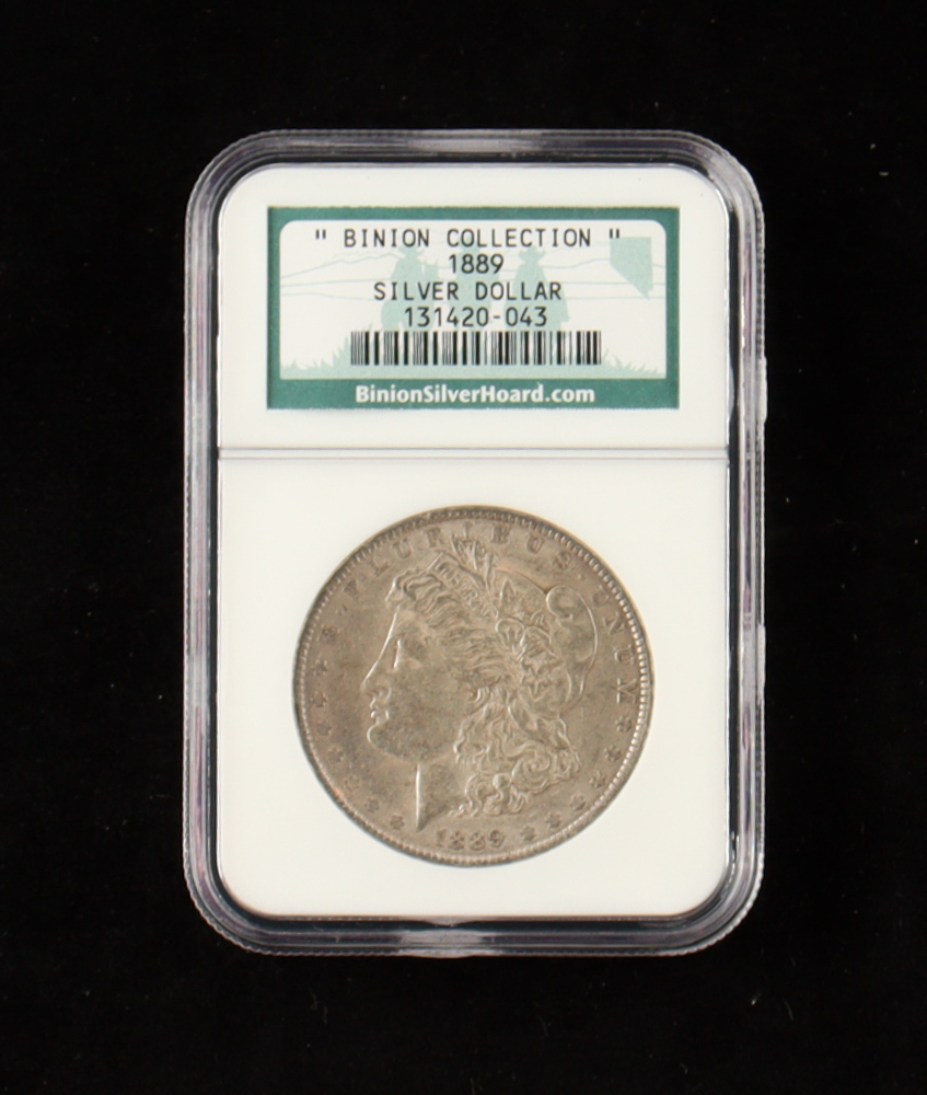 1889 Morgan Silver Dollar - Binion Collection (NGC) at PristineAuction.com 1889 Morgan Silver Dollar - Binion Collection (NGC) at PristineAuction.com