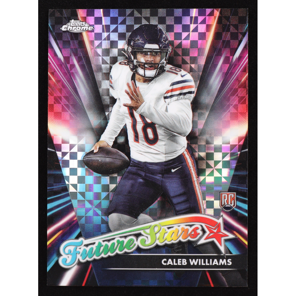 Caleb Williams 2024 Topps Chrome Future Stars Xfractors #FS1 RC at PristineAuction.com