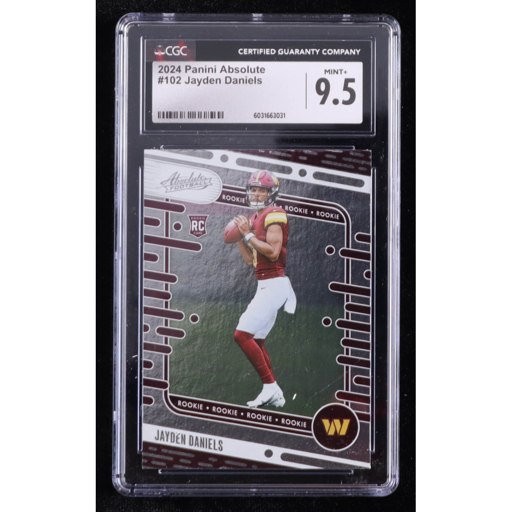 Jayden Daniels 2024 Absolute #102 RC (CGC 9.5) at PristineAuction.com